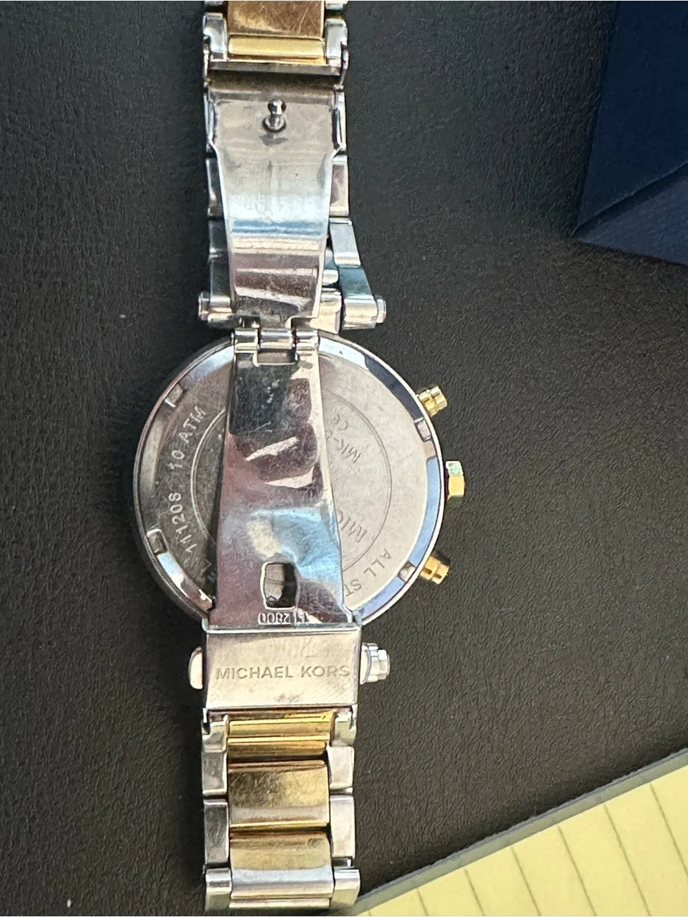 Michael Kors watches MK5626 Gold Chronograph Watch with Crystal Bezel pre owned